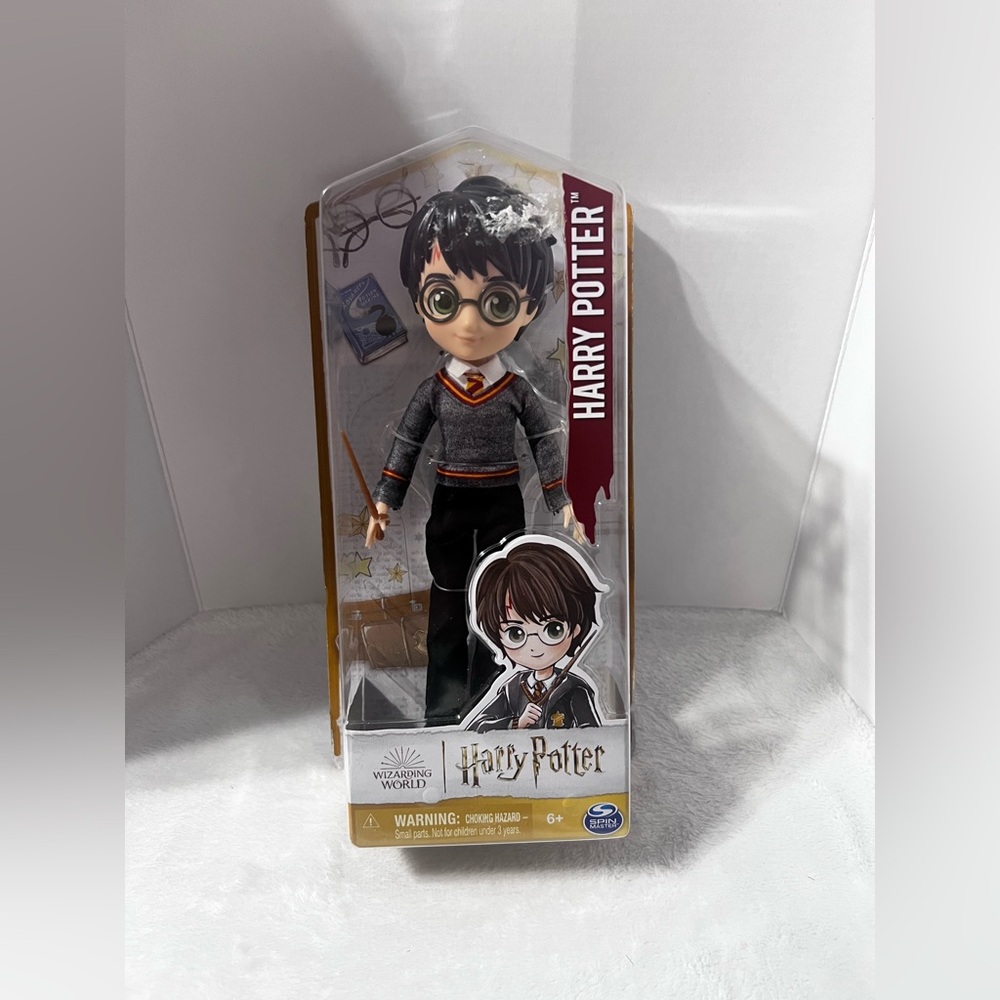 Wizarding World Harry Potter Doll 8 Inch Action Figure with Wand Poseable Toy